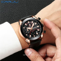 Men Chronograph Watches Crrju 2219 L Top Luxury Brand Men Military Sport Wristwatch Quartz Watch Relogio Masculino